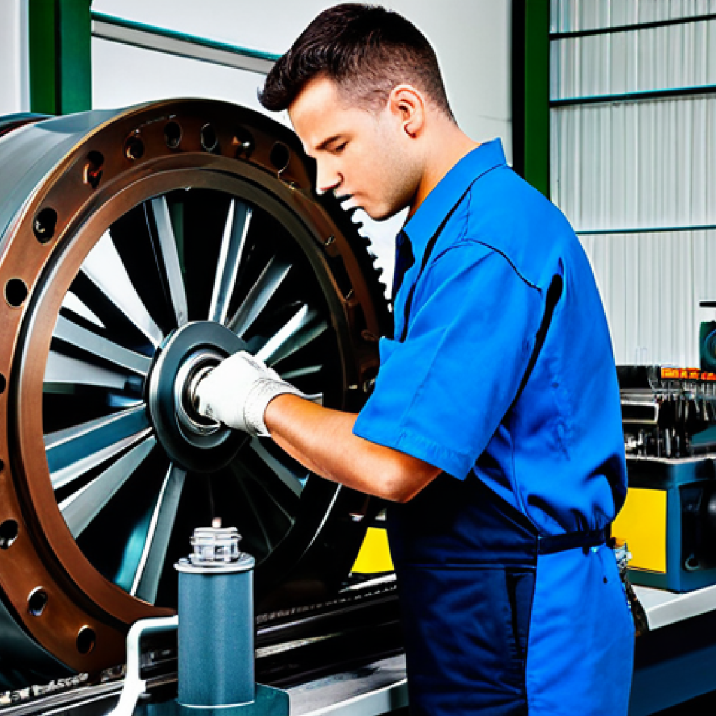 교통직 공무원 필기시험의 중점 과목 - Mechanical Aptitude**
"A technician, fully clothed in a professional uniform, working on a complex ...