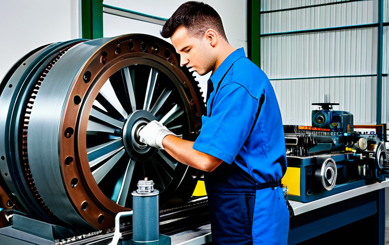 교통직 공무원 필기시험의 중점 과목 - Mechanical Aptitude**
"A technician, fully clothed in a professional uniform, working on a complex ...