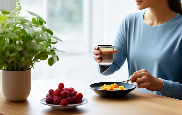 교통 관련 업무 스트레스 관리 - Image Prompt 1: The Serene Morning Ritual**