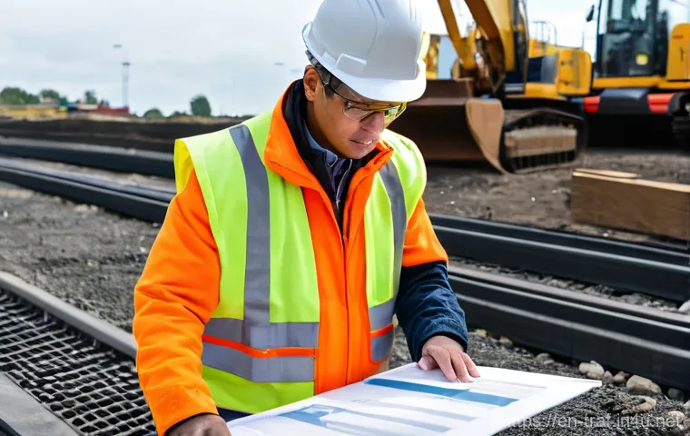 교통기사 실기시험 실전 경험 - **Prompt:** A diverse team of five professional engineers (two female, three male, varying ages from...
