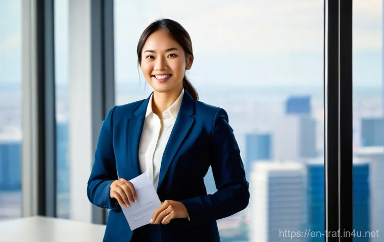 교통직 자격증과 커리어의 연결 - **Career Ascent: The Certified Professional**
An energetic, diverse professional (e.g., a woman ...